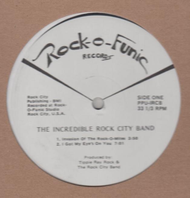 The Incredible Rock City Band - Invasion Of The Rock-O-Mites : 12inch