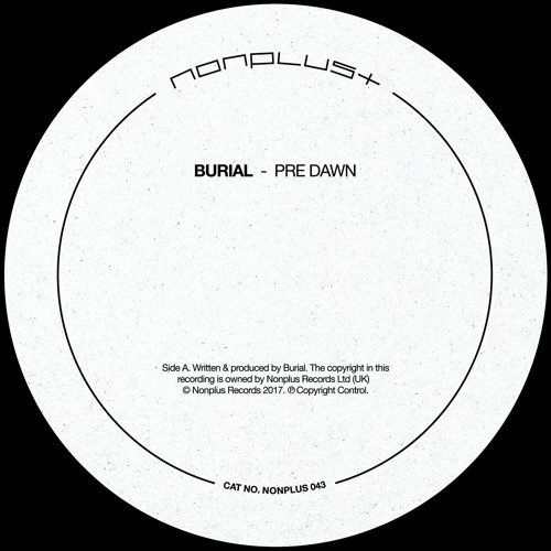 Burial - Pre Dawn / Indoors : 12inch
