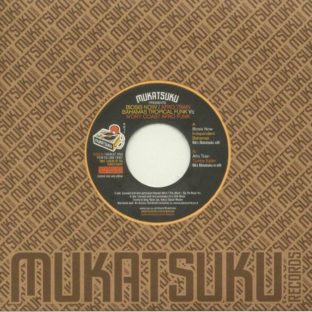 Biosis Now, Afro-Train - Bahamas Tropical Funk vs Ivory Coast Afro Funk : 7inch