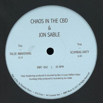 Chaos In The Cbd / Jon Sable - False Awakening / Scumbag Unity : 12inch