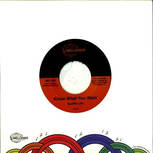 Gloria Jay - Know What You Want / I'm Gonna Make It : 7inch+Poster