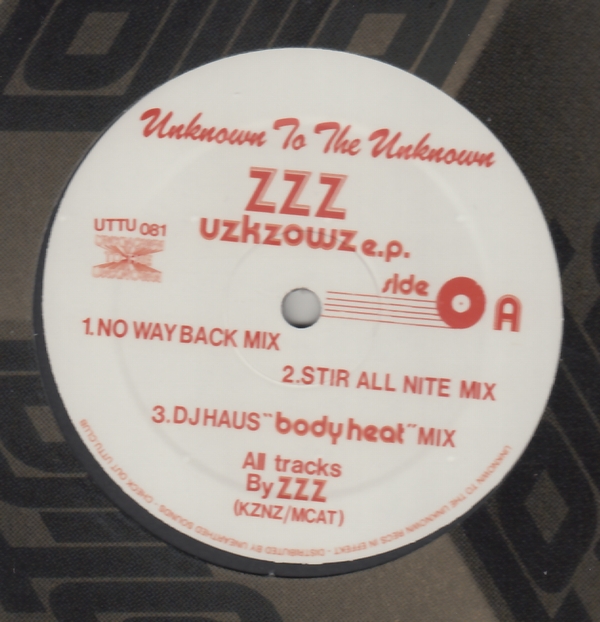 DJ Nozaki Presents Zzz - UZKZOWZ E.P : 12inch