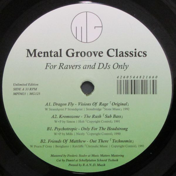 Various Artists - Mental Groove Classics : 12inch