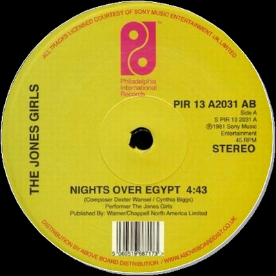 The Jones Girls - Nights Over Egypt : 12inch