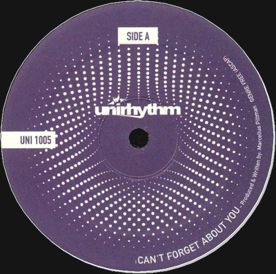 Marcellus Pittman - Cant Forget About You : 12inch