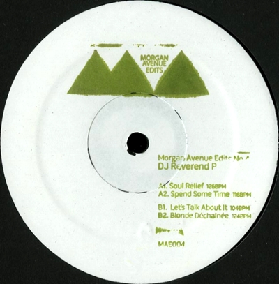 DJ Reverend P - MORGAN AVENUE EDITS NO.4 : 12inch