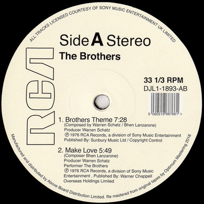 The Brothers - THE BROTHERS THEME : 12inch