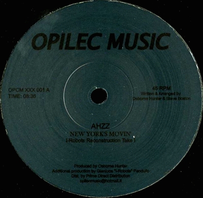 Ahzz - New Yorks Movin' : 12inch