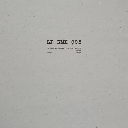 Philipp Gorbachev / Nocow - Lfrmx 005 (Len Faki Remixes) : 12inch