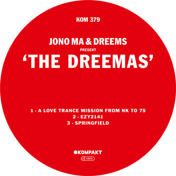 Jono Ma & Dreems - The Dreemas : 12inch