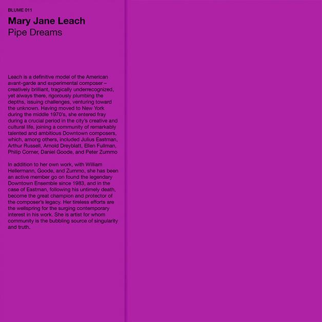 Mary Jane Leach - Pipe Dreams