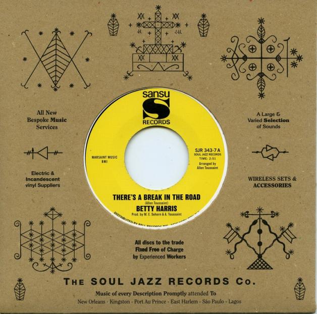 Betty Harris - There's A Break In The Road : 7inch