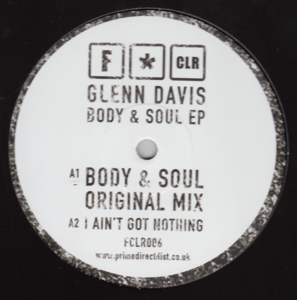 Glenn Davis - Body & Soul EP : 12inch