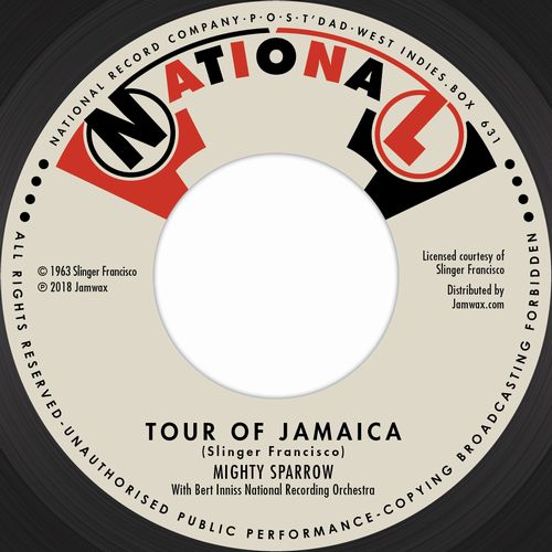 Mighty Sparrow - Tour Of Jamaica : 7inch
