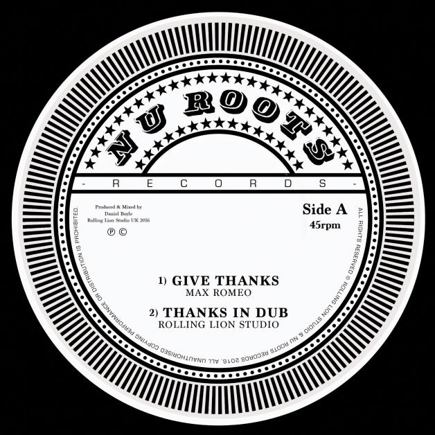 Max Romeo / Rolling Lion Studio / Lee Perry / Vin Gordon - Give Thanks : 12inch