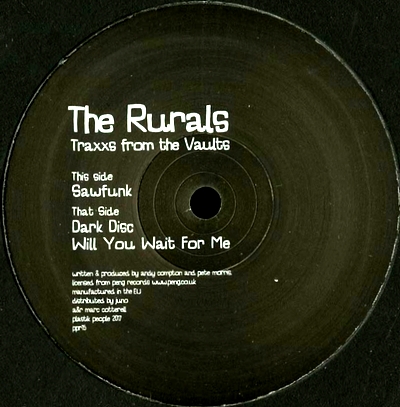 The Rurals - Traxxs From The Vaults : 12inch