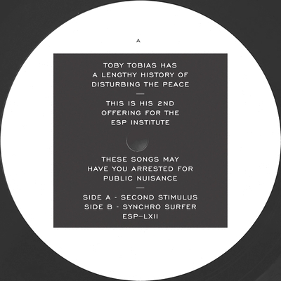 Toby Tobias - Second Stimilus / Synchro Surfer : 12inch