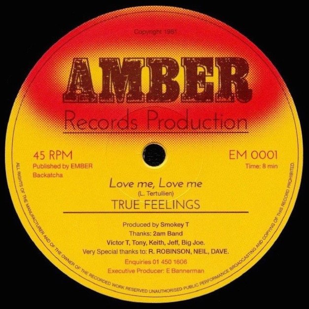 True Feelings - Love Me, Love Me : 12inch