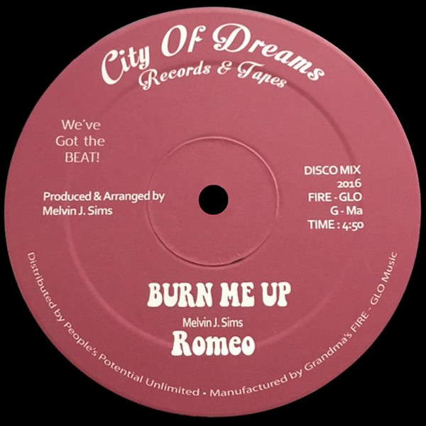 Romeo - Burn Me Up : 12inch