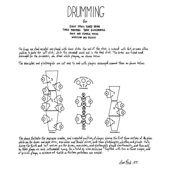 Steve Reich - Drumming : 2LP