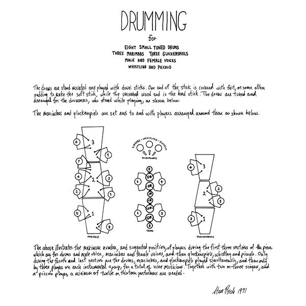 Steve Reich - Drumming : 2LP