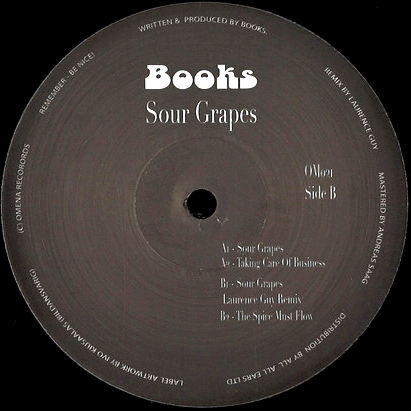 Books - Sour Grapes EP : 12inch