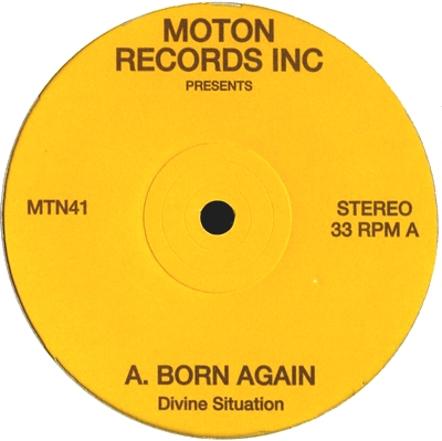 Moton Records Inc. Presents - Divine Situation : 12inch