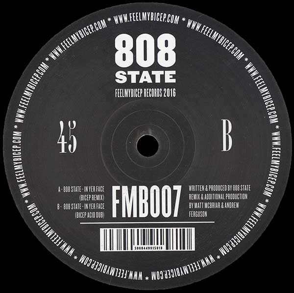 808 State - IN YER FACE (BICEP REMIXES)