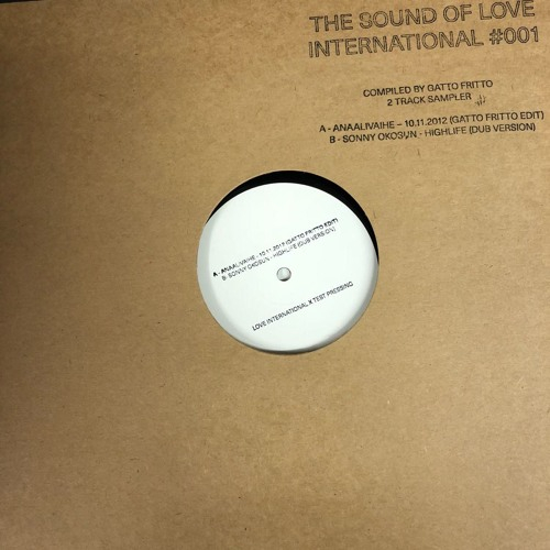 Gatto Fritto - THE SOUND OF LOVE INTERNATIONAL 001 - SAMPLER