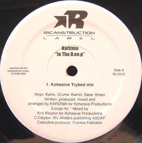 Karizma - In Tha D.ee.p : 12inch