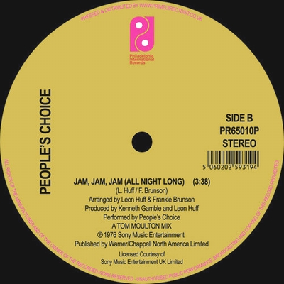 People's Choice - Here We Go Again / Jam, Jam, Jam (All Night Long) : 12inch