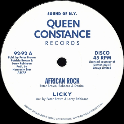 Licky / Dream Lovers - AFRICAN ROCK : 12inch