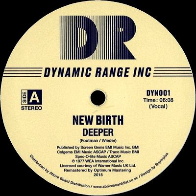 New Birth - DEEPER : 12inch