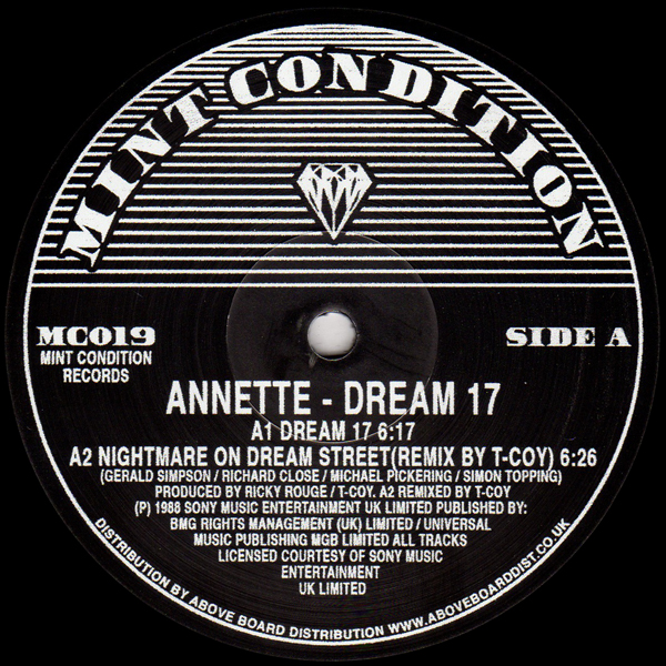 Annette - DREAM 17 (DERRICK MAY REMIX) : 12inch