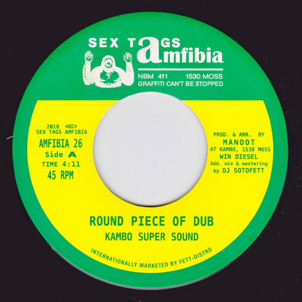 Kambo Super Sound / Don Papa - Round Piece Of Dub / K&#229;nge (DJ Sotofett Remix) : 7inch