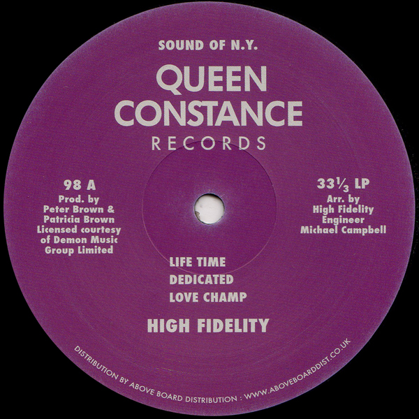 High Fidelity - HIGH FIDELITY : LP