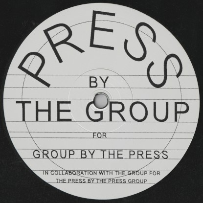 Various Artists - Press By The Group For Group By The Press : 12inch+DOWNLOAD CODE