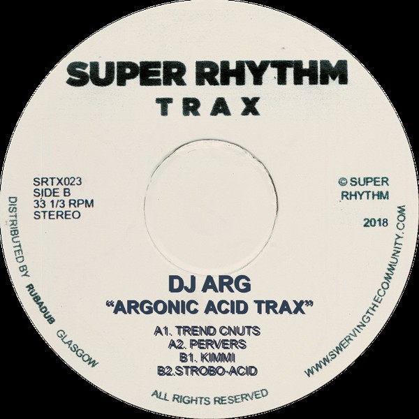 DJ Arg - Argonic Acid Track : 12inch