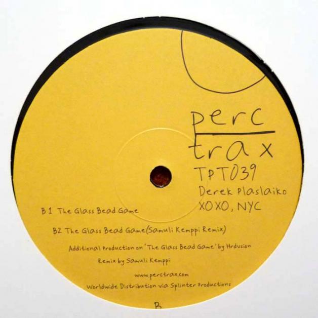 Derek Plaslaiko - Raw Jam / Glass Bead Game : 12inch