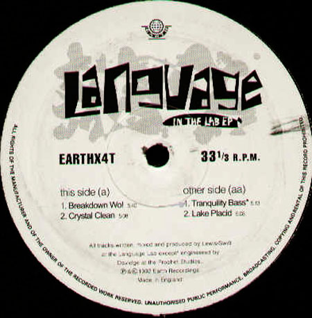 Language - In The Lab EP : 12inch