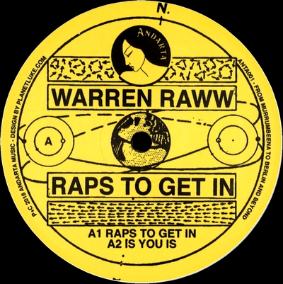 Warren Raww - Raps To Get In : 12inch