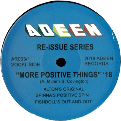 Alton Miller - More Positive Things : 12inch