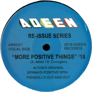 Alton Miller - More Positive Things : 12inch