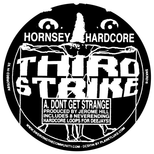 Hornsey Hardcore - Don't Get Strange / The Wiz (with locked grooves) : 12inch