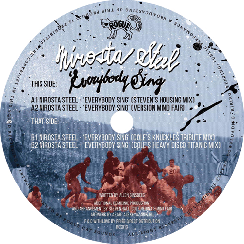 Nirosta Steel - Everybody Sing : 12inch