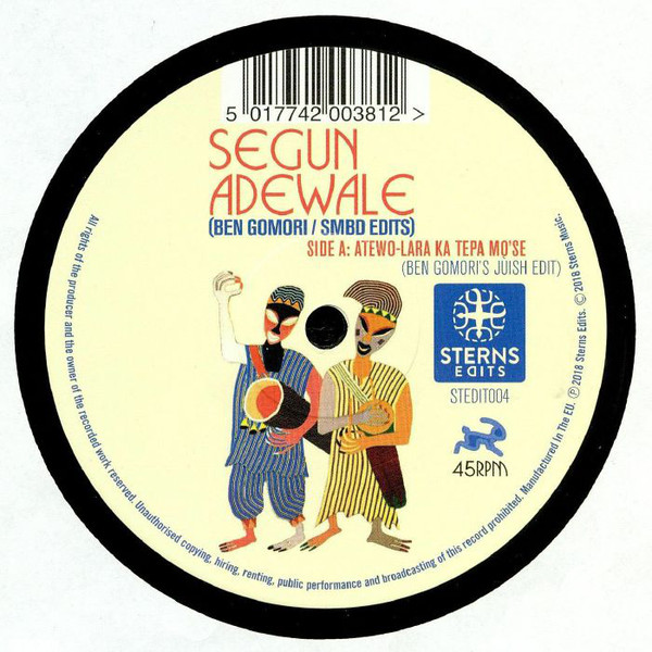 Segun Adewale - Segun Adewale (BEN GOMORI / SMBD Edits) : 12inch