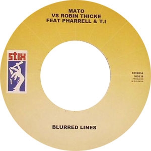 Mato - Suit & Tie / Blurred Lines : 7inch