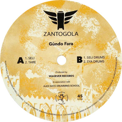 Zantogola - Gundo Fara EP : 12inch
