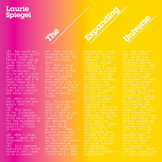 Laurie Spiegel - The Expanding Universe : 2CD