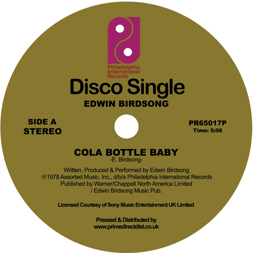 Edwin Birdsong - Cola Bottle Baby : 12inch
